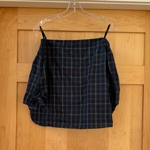 Bailey 44 Plaid Mini Skirt - Black and Green